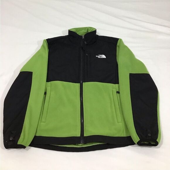The North Face Lime and Black Denali Fleece Outdoor Jacket Size Large - Picture 13 of 15